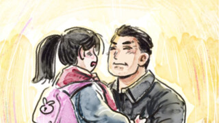 พ่อครับ คำสัญญาที่พ่อเคยบอกกับผม ผมยังคงจำได้เสมอ ผมวาดภาพนี้ขึ้นเพื่อเป็นการสดุดีเจ้าหน้าที่ตำรวจปร