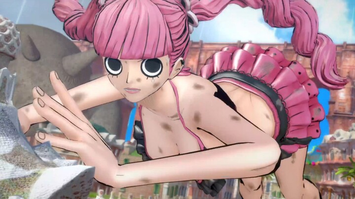 Can you withstand such a big red dog in a swimsuit, but Robinami is stronger One Piece, three girls, three emperors, the taste of summer
