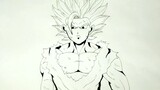Drawing Son Gohan Super Saiyan | Dragon Ball Z