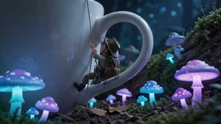 Miniature Forest in a Tea Cup