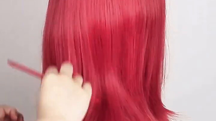 Tutorial Styling Wig Manmei Blue Prison Thousand Cut Leopard Horse Cos