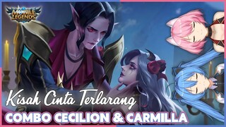 BUCIN BARU DI HARI VALENTINE !! DUO MAUT CARMILLA CECILION [Mobile Legends Indonesia/Youtuber Anime]