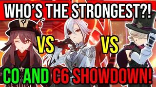 C0 & C6 DPS Showdown! Arlecchino vs Lyney vs Hu Tao! Who's the BEST Pyro DPS?! Genshin Impact