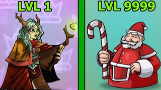 PHÙ THỦY TỐI THƯỢNG TRIỆU HỒI VS SANTA ÔNG GIÀ NOEL - Tower Conquest - TOP GAME ANDROID IOS THÀNH EJ