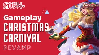 CUMA GANTI TAG SKIN | GAMEPLAY SKIN CHRISTMAS FREYA CHRISTMAS CARNIVAL | Mobile Legends Bang Bang