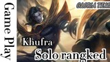 Gameplay Khufra Solo Ranked Chemistry Public🔥