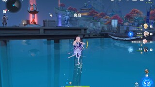 这大概是全网最快偷渡稻妻的方法。【心海全程16分钟】。偷渡yyds