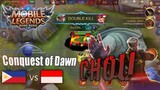 Conquest of Dawn, PH vs INDO // Mobile Legends: Bang Bang