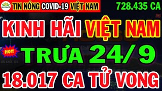 🛑Tin khẩn TRƯA 24/9: VN TĂNG ĐỘT BIẾN 9.472ca Mới, Vừa Mở Cửa Lại Bùng Dịch, Cách Ly 162.000 Người