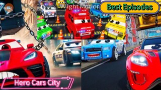Hero Cars City Best Compilation (Episode 14)