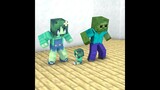 Sad Story Baby Zombie Boy | Monster School Minecraft