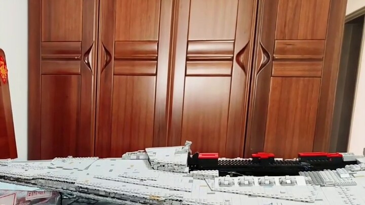 A wedding present for a friend, Imperial-class Star Destroyer 13135, with nearly 12,000 parts.