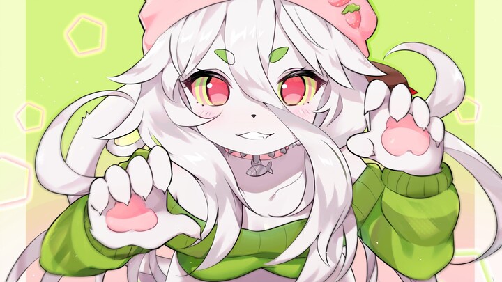 Cat Tail Grass Fan Art