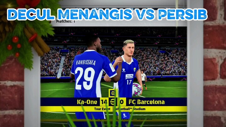 #KontesKreator2025 •√ POV Persib Bandung Bantai Deculonia (Barcelona) 😭🤣😂😅⚽
