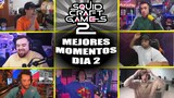MEJORES MOMENTOS de SQUID CRAFT GAMES 2🔥 - DÍA 2