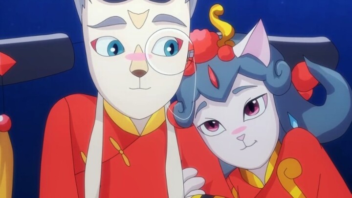 [Peking Opera Cat Floating] ✨Once upon a time there was a couple, their names were Lingxi and Zhong✨