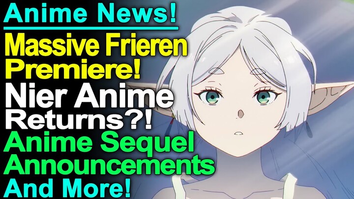 Frieren 2-Hour Premiere, Nier Anime Returns, Reiko Yoshida New Book and More Anime News!