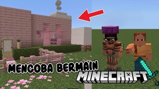 PERTAMA KALI MAIN MINECRAFT!??😳 Marsya & Sulthan Challenge Membuat Rumah! | Minecraft Indonesia 🇮🇩 |