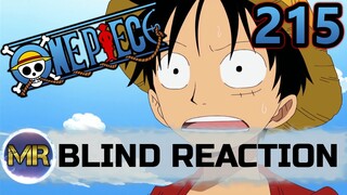 One Piece Episode 215 Blind Reaction - MORE GAMES!!