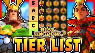 Rise of Kingdoms TIER LIST 2024 - Best Commanders for PvP