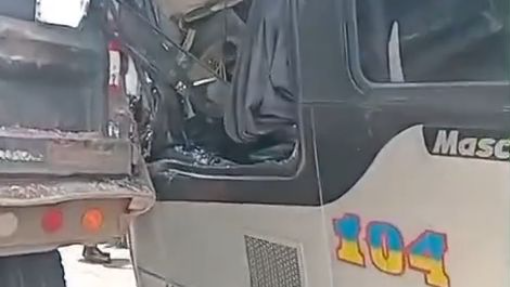 accidente de tránsito en el kilómetro 47 de la carretera Panamericana, en el sec