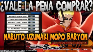 LISTADO DE RECOMPENSAS, ¿VALE TU DINERO? NARUTO MODO BARYON | Naruto to boruto shinobi striker |