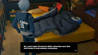 Wise actually did try tidying Belle's Bedroom, but....