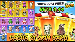 GACHA SEMUA 21 SKIN TERBARU DI UPDATE 0.44 BETA MENGGUNAKAN TEORI VIEWERS - Stumble Guys