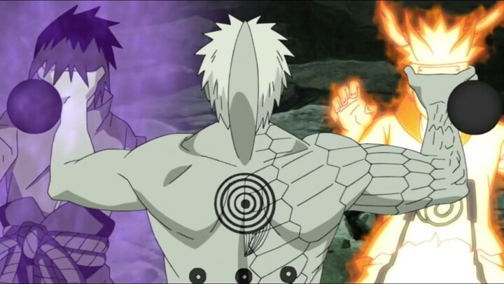 Mecha Nine Tails, Obito Becomes Ten Tails Jinchuriki, Sasuke Saves Naruto With Susanoo English Dub