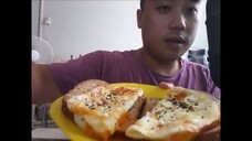 ASMR Egg Sandwiches *Extreme Eating Sounds* & TAPPING