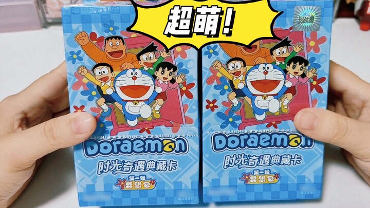 The most effective episode! Enjoy opening four boxes of Doraemon collectible cards