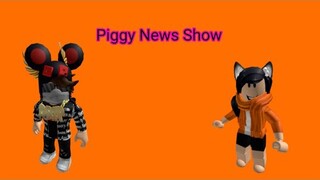 I met @KreekCraft in Piggy News Show ft. my friend (Roblox)