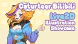 [Live2D Vtuber Illust Showcase] Caturteer Bilibili Ver Live2D Rigged Illustration