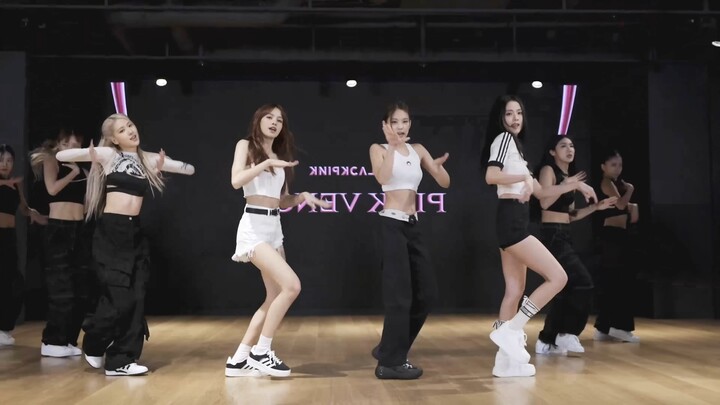 แบล็กพิงก์ - การซ้อมเต้นเพลง ‘Pink Venom’ แบบสะท้อน [4K]