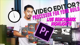 LAMA  EP3: Anong Ryzen Processor ang para sa Video Editors Adobe Premiere ft 3600, 3700X & 3900X