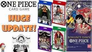 HUGE One Piece TCG Update! Release Dates, Prices, Rarities & More! (One Piece TCG News)