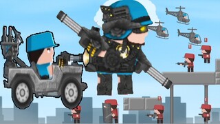 CLONE ARMIES CHẾ TẠO RA XE JEEP CÓ TÊN LỬA SÚNG 6 NÒNG ĐỘI QUÂN COPY TOP GAME ANDROID IOS THÀNH EJ