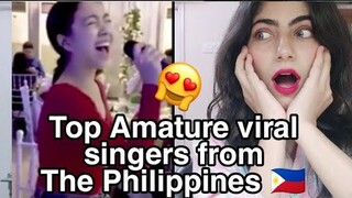 Top Amateur Viral Singers From The Philippines Reaction | How are they so good ??🇵🇭😱