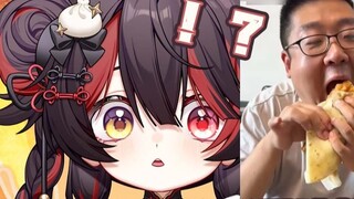 สาวหวานเทียนจินเห็นวิธีกินผลไม้! ผลไม้สี่ชนิดคือแพนเค้กขนาดใหญ่ คาร์โบไฮเดรต และคาร์โบไฮเดรต! ?