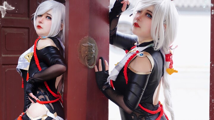 [Tong Doudou] "Wind and Moon to Traveler" sleeves flying ~ [Genshin Impact cos]