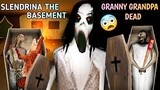 Granny and grandpa dead body😱|Slendrina the basement gameplay|on vtg!