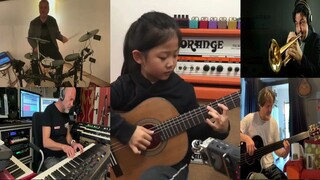 南京6岁小女孩Miumiu跨国合奏版《Fly Me To The Moon》