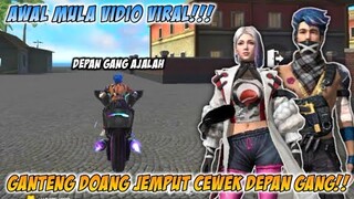 FILM PENDEK FF | AWAL MULA VIDIO VIRAL❗"GANTENG DOANG JEMPUT CEWEK DEPAN GANG"