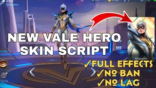 NEW VALE HERO SKIN SCRIPT | MOBILE LEGENDS | POPOY TV