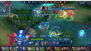 Cyclops Gameplay si Bocil ngeselin | MLBB Mobile Legend