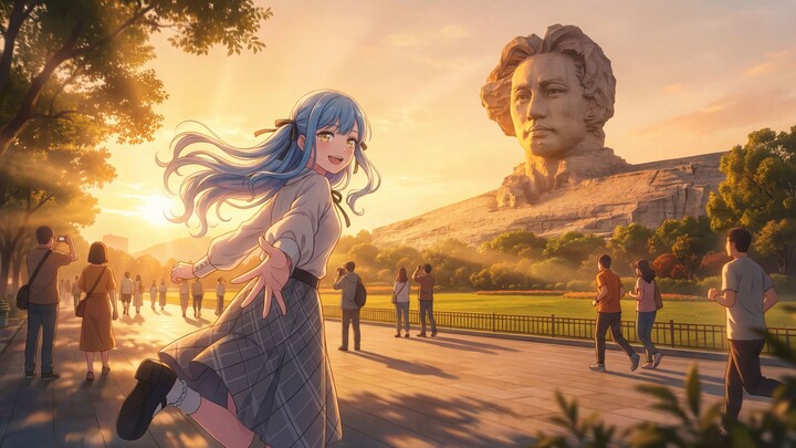 [AI Xiangzi/We’re Marching on the Great Road] “Our friends are all over the world, our songs resound
