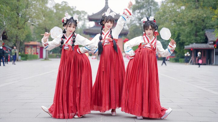 Catch the rabbit~️Chengdu Jinli Social Death💗Tang Palace Girls💗