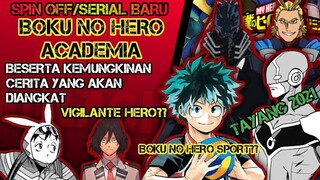 Kabar & teori mengenai spin off boku no hero academia 2021