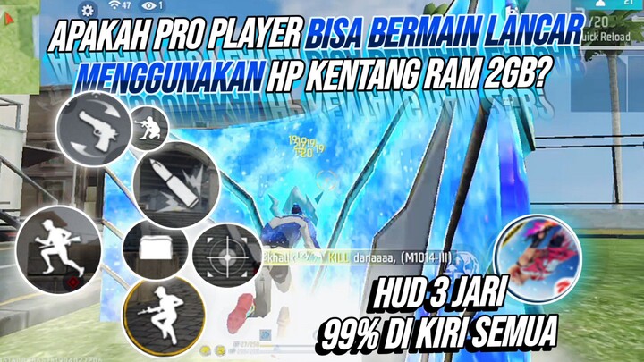 GAMEPLAY FREE FIRE PAKAI 3 JARI DI HP KENTANG APAKAH BISA?