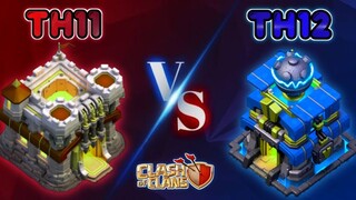 TH11 VS TH12 MAX | NEW BEST TH11 STRATEGY CAN DESTROY TH12 MAX BASE | ROAD TO LEGEND CLASH OF CLANS